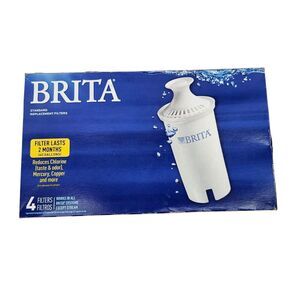 Brita Water Filters for Pitchers 4 Sealed Packs Open Box 2 Months 40 Gallons